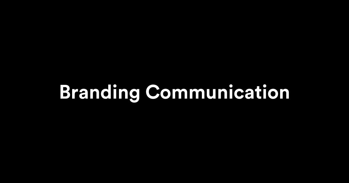 brand communication
