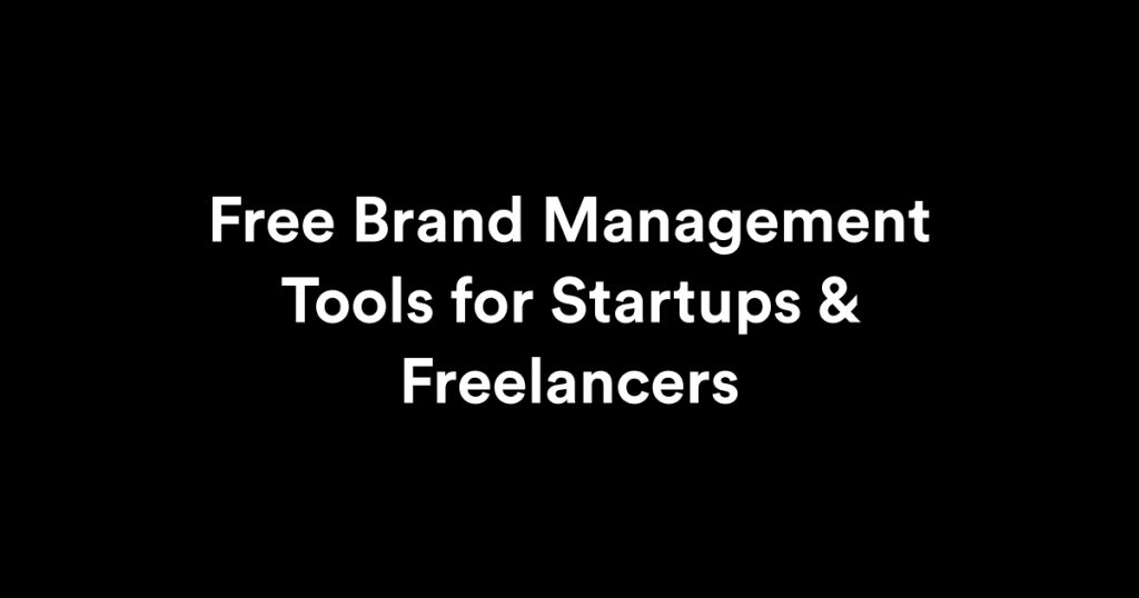 free-brand-management-tools