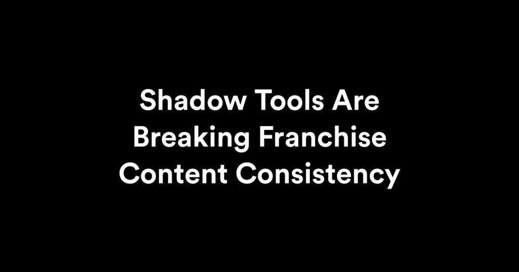 Shadow Tools Are Breaking Franchise Content Consistency